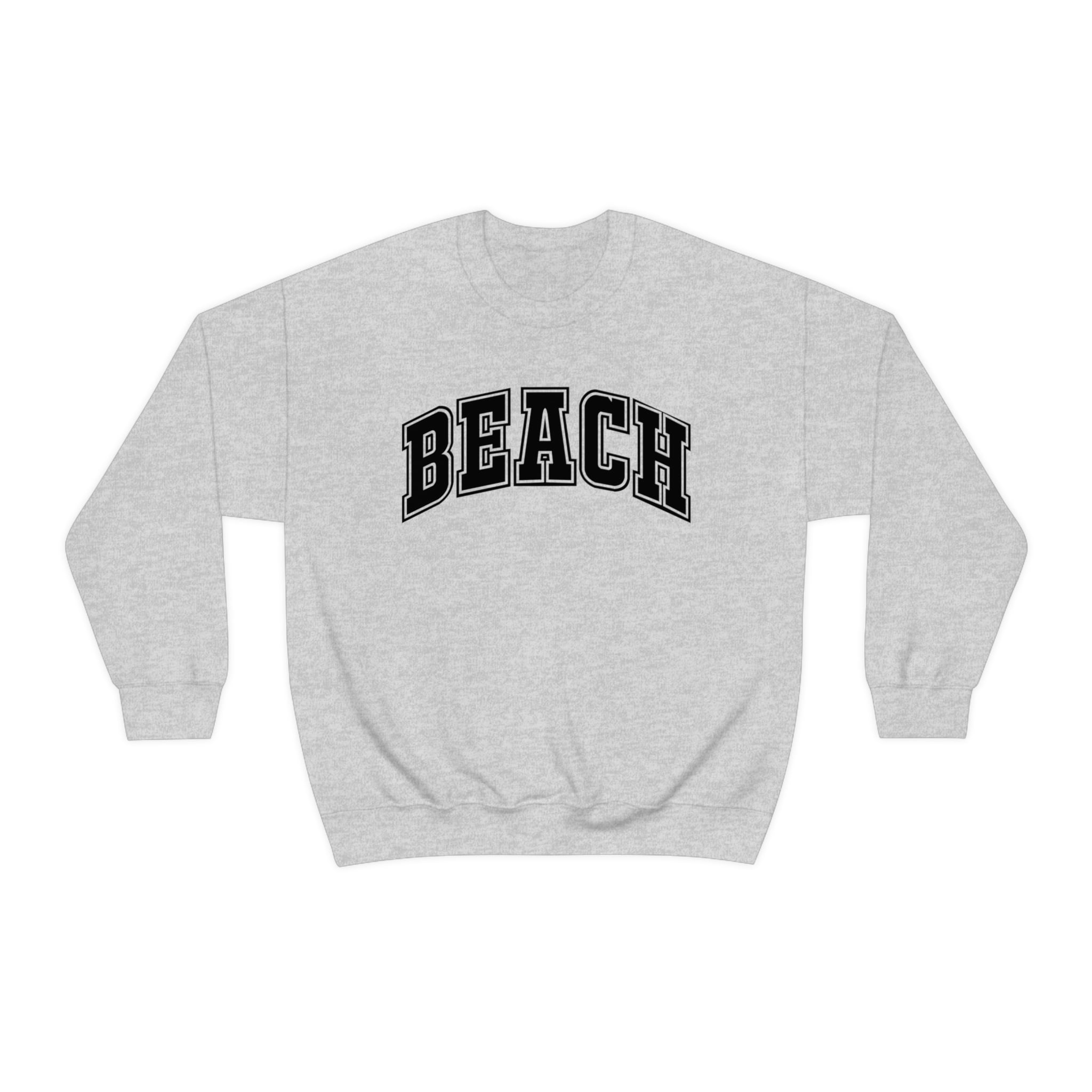 White seaside online sweatshirt