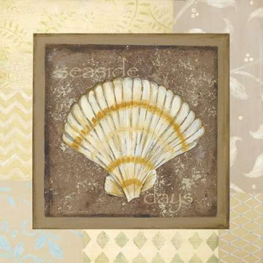 Seaside Days Canvas Art - Jo Moulton (24 x 24)