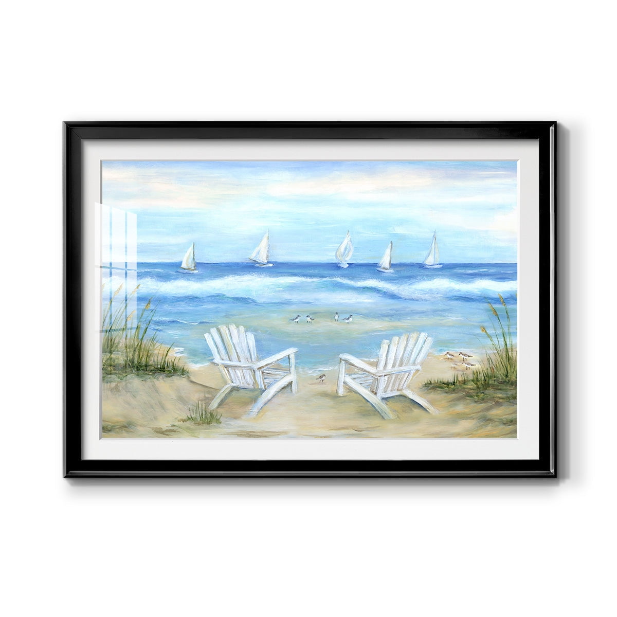 Seaside Escape Premium Framed Print - Ready to Hang