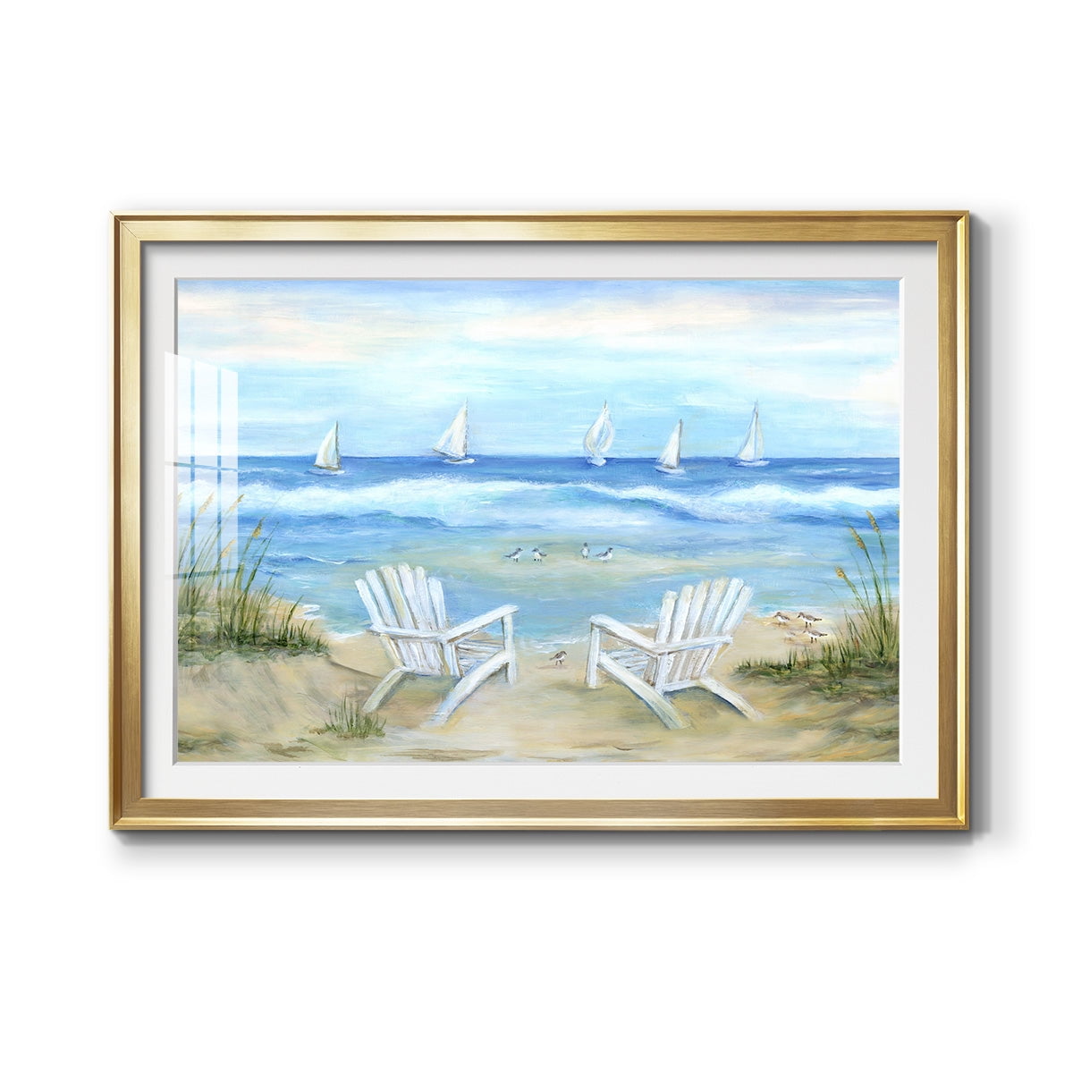 Seaside Escape Premium Framed Print - Ready to Hang