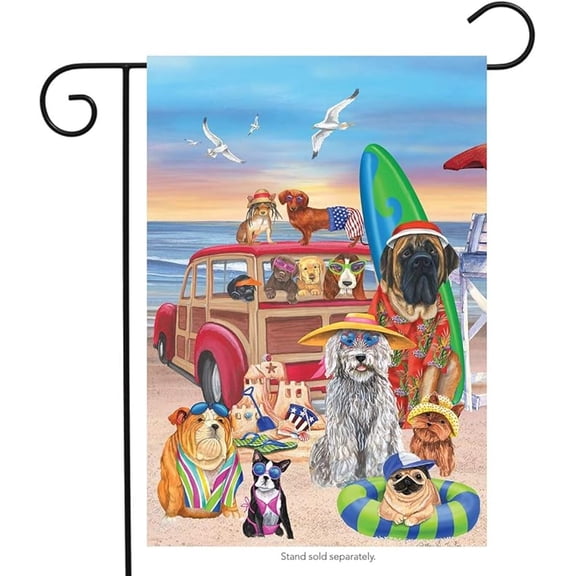 Seaside Escape Summer Garden Flag