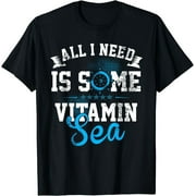 Seaside Essential: Oceanic Vibes Shirt - A Funny Souvenir for Your Upcoming Getaway