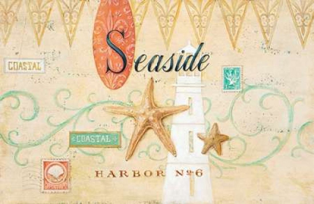 Seaside Harbor No 6 Canvas Art - Angela Staehling (24 x 36)