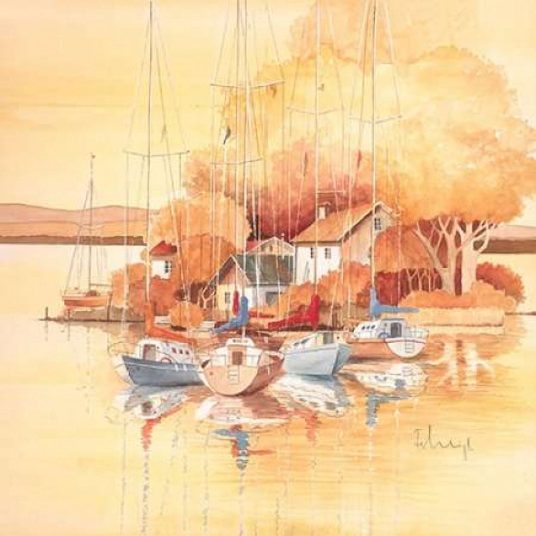 Seaside I Canvas Art - Heigl Franz (24 x 24)