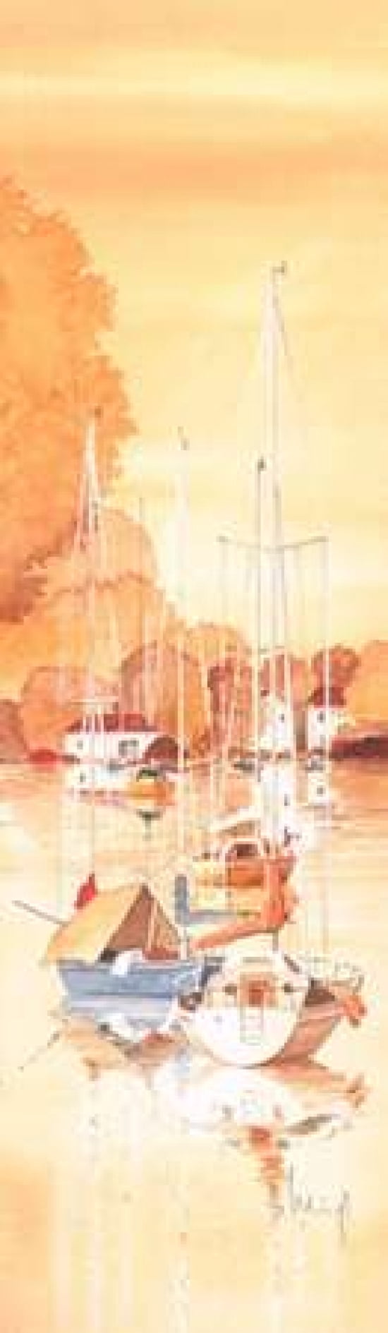 Seaside IV Canvas Art - Heigl Franz (8 x 24)