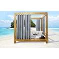 thumbnail image 1 of Seaside Indoor/Outdoor Grommet Curtain Panel - Pair each 50" x 108" in Alloy Grey, 1 of 5