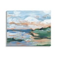 thumbnail image 1 of Seaside Modern Landscape Scene Landscape Painting Gallery Wrapped Canvas Print Wall Art, 1 of 7