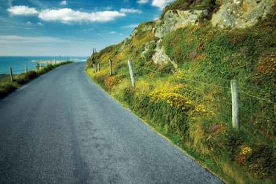 Seaside Road Canvas Art - Dennis Frates (24 x 36)