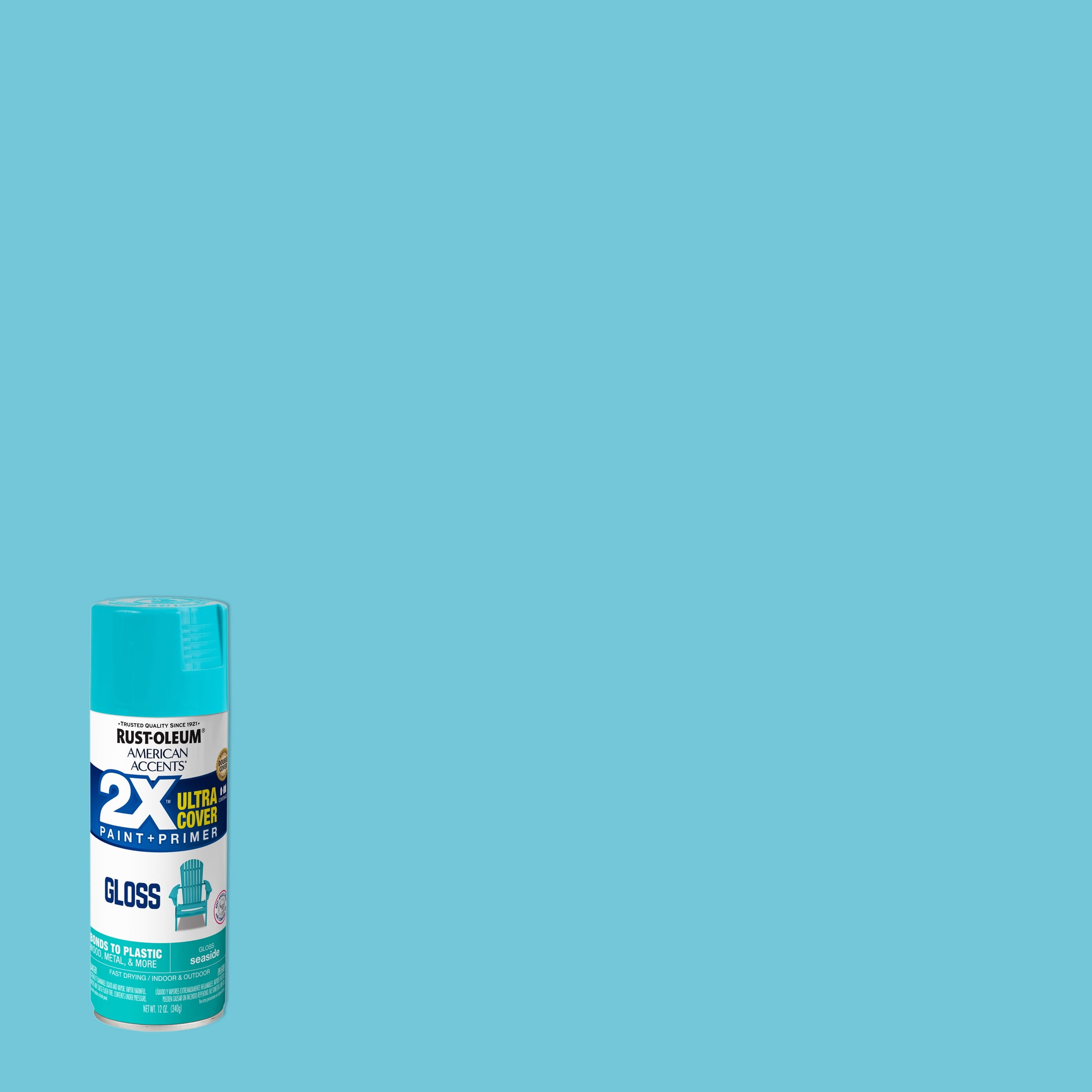 Seaside, RustOleum American Accents 2X Ultra Cover Gloss Spray Paint