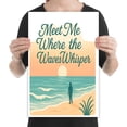 thumbnail image 1 of Seaside Serenity Ocean Art - Beach Cottage Decor - 13x19 Poster Print - Coastal Style, 1 of 7