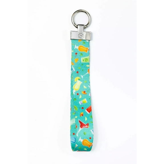 Seaside Sips Wristlet Keychain