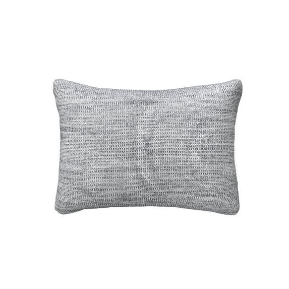 Seaside Smooth Grey Indoor Outdoor Pillow 14x20