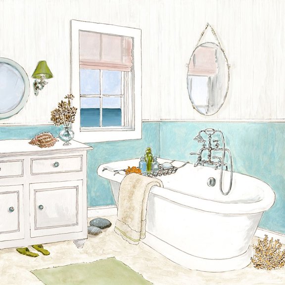 Seaside Spa II Poster Print by Jocelyn Haybittel