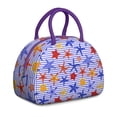 thumbnail image 1 of Seaside Summer Lunch Box - Glowing Starfish & Wave Pattern, Leakproof Insulated Cooler for Sunset Beach Parties, 1 of 4