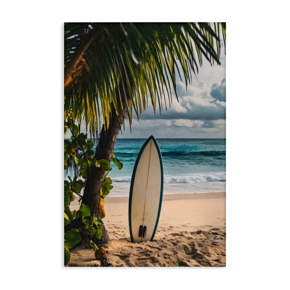 Stupell Industries Seaside Surf Adventure Canvas Wall Art, design by LSR Design Studio, 45 x 30