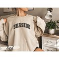 thumbnail image 1 of Seaside Sweatshirt,Seaside Sweater,Sitting Seaside, Boating Sweatshirt, Beach Pullover, Beach Coverup, Florida Sweatshirt, Travel Sweatshirt, 1 of 2