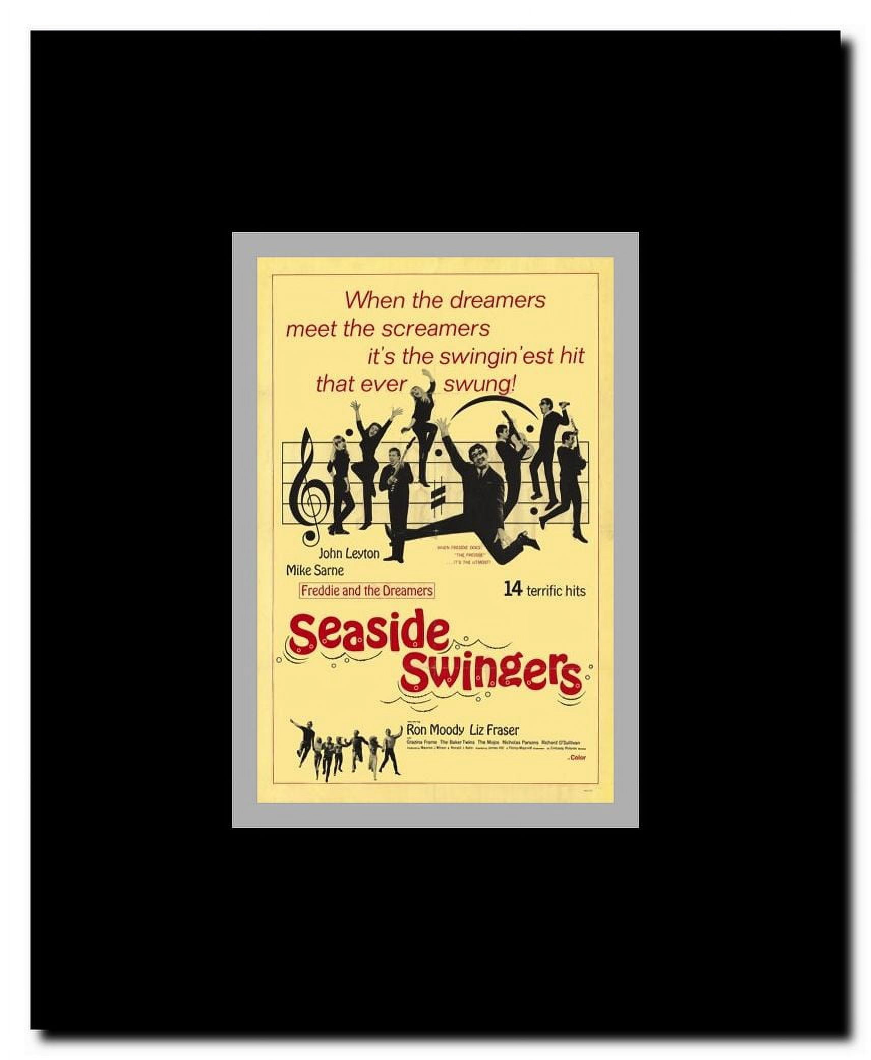 Seaside Swingers Framed Movie Poster
