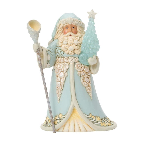Seaside Treasures - Santa with Sea Glass Tree