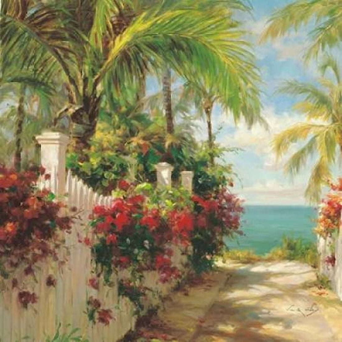 Seaside Walk Canvas Art - Vail Oxley (24 x 24)