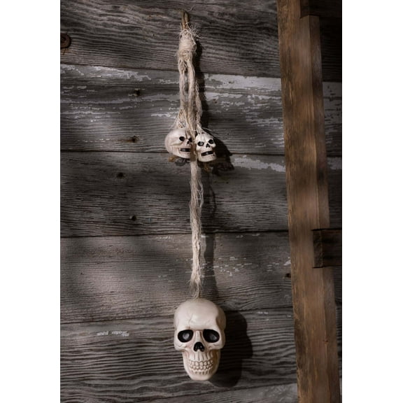 Season 24 inch Hanging Skulls on Rope