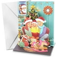 thumbnail image 1 of Season 4 Sparkles Set Of 12 Christmas Pop Up Cards With Lights And Music - Musical Christmas Card Pop Up - Forget the Traditional Holiday Cards - Pop Up Christmas Cards 3d (12 PCS), 1 of 7
