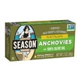 Season Anchovies in Olive Oil Flat Anchovy Fillets, Wild Caught Fish