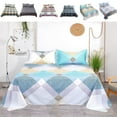 thumbnail image 1 of All Season Comforter Set | Microfiber Polyester Bedding 3 Piece Sheet Set | Fade & Shrink Resistant | Corner Tabs | Classic Multicolor | 1 Sheet 47.2x90.5in + 2 Pillowcases 29.5x19.7in, 1 of 6