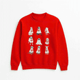 thumbnail image 1 of Season Gift Dog Lovers Cartoon Cute Creepy Graphic Print Casual Outfit Sweatshirt, for men & women, up to size 5XL, 1 of 2
