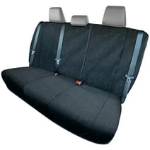 Season Guard Towel Bench Seat Cover for Cars Trucks SUVs, Universal Fit for Back Seats, Black