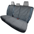 thumbnail image 1 of Season Guard Towel Bench Seat Cover for Cars Trucks SUVs, Universal Fit for Back Seats, Grey, 1 of 9