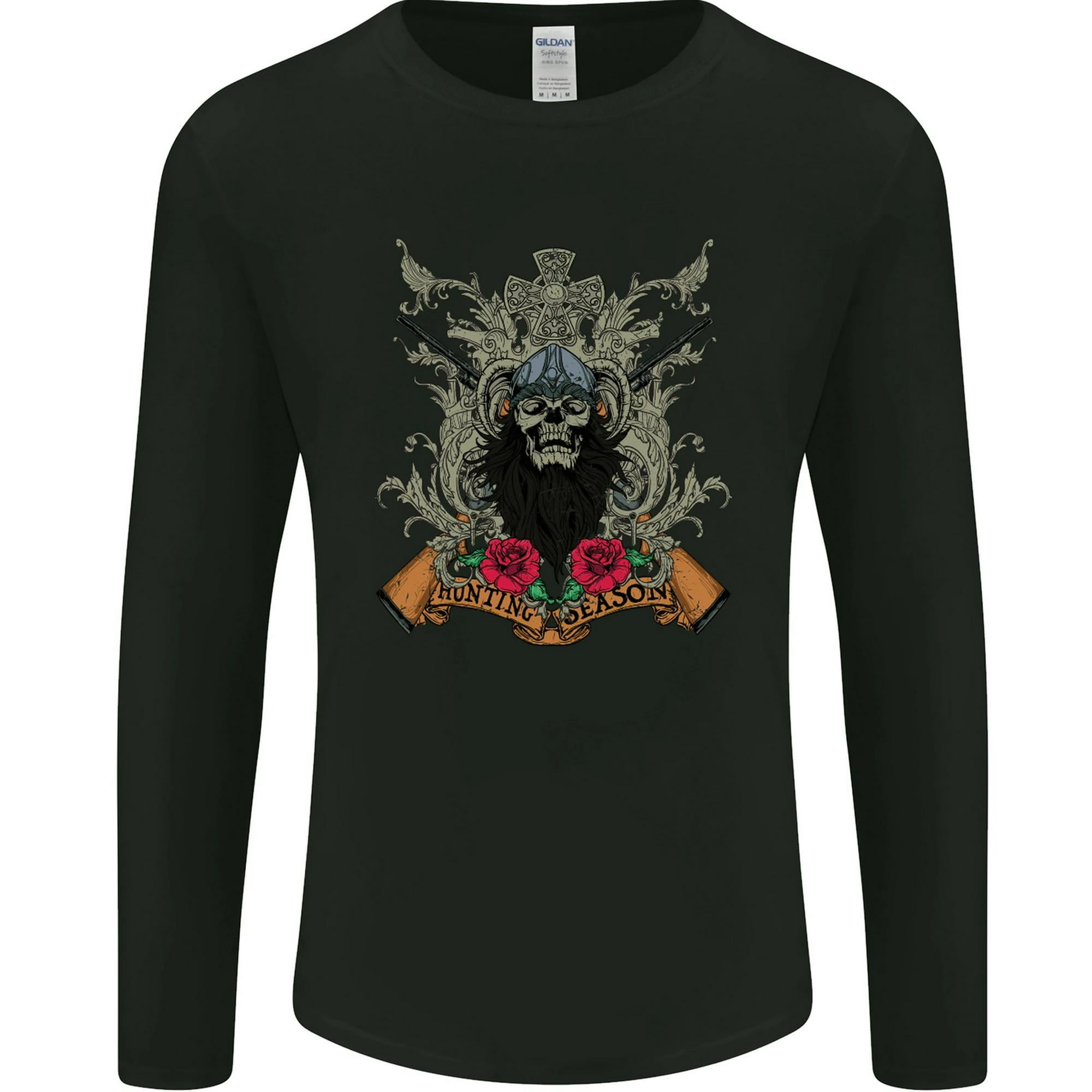 Season Hunter Hunt Mens Long Sleeve T-shirt - Walmart.com