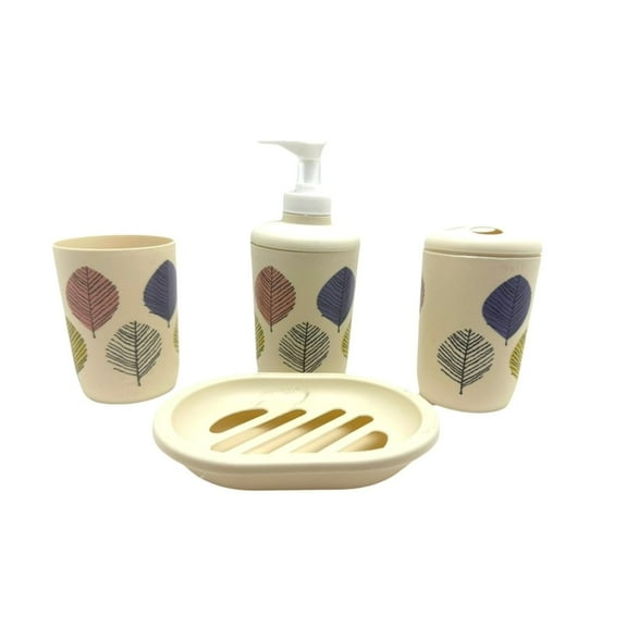 Season Leaves Fall Foliage 4pcs Bath Gift Set
