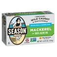 Season Mackerel in Olive Oil Skinless & Boneless, Wild Caught Fish