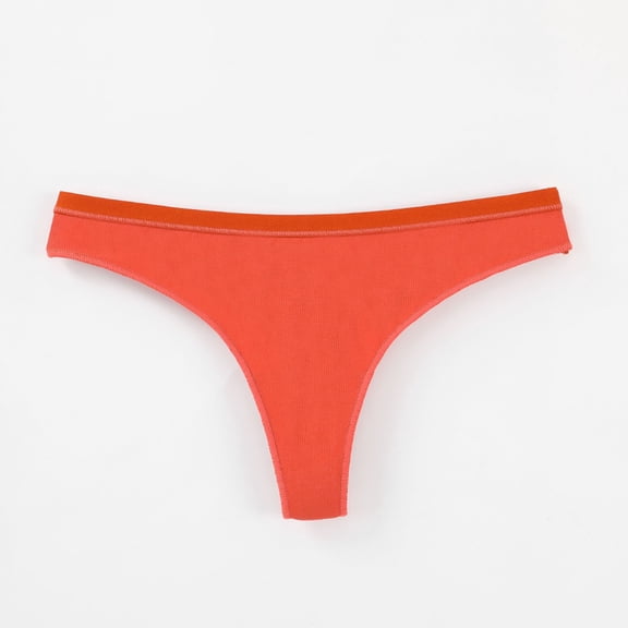 All Season Panties for Women Lightweight Women Fashion Solid Color High Waist Thong Leisure Breathable Briefs Seamless Underwear Plus Size Daily Panties