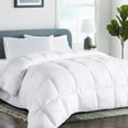 thumbnail image 1 of All Season Queen Size Cooling Comforter，Fluffy Down Alternative Comforter - Quilted Duvet Insert with Corner Tabs - Luxury Soft Hotel Comforter - Reversible - Breathable - White, 1 of 6