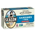 Season Sardines in Water No Salt Added, Wild Caught, 22g of Protein