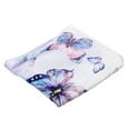 thumbnail image 1 of Season To Sparkle Plush Blanket, Butterfly, 60"L x 50"W, 1 of 1