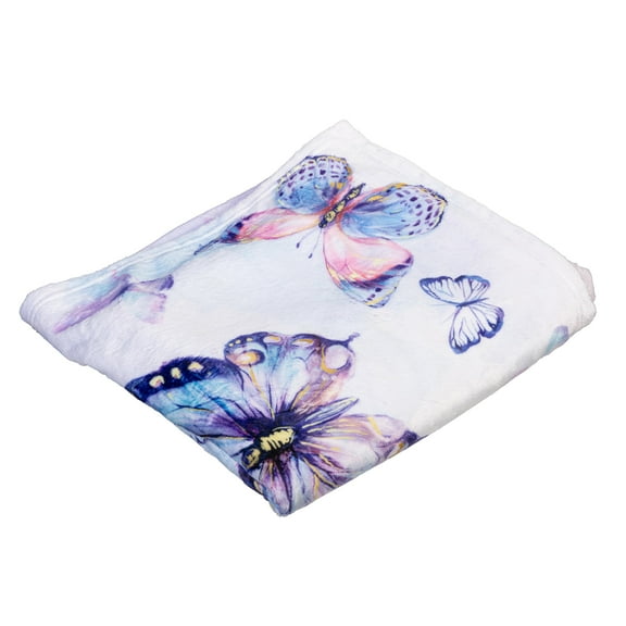 Season To Sparkle Plush Blanket, Butterfly, 60"L x 50"W