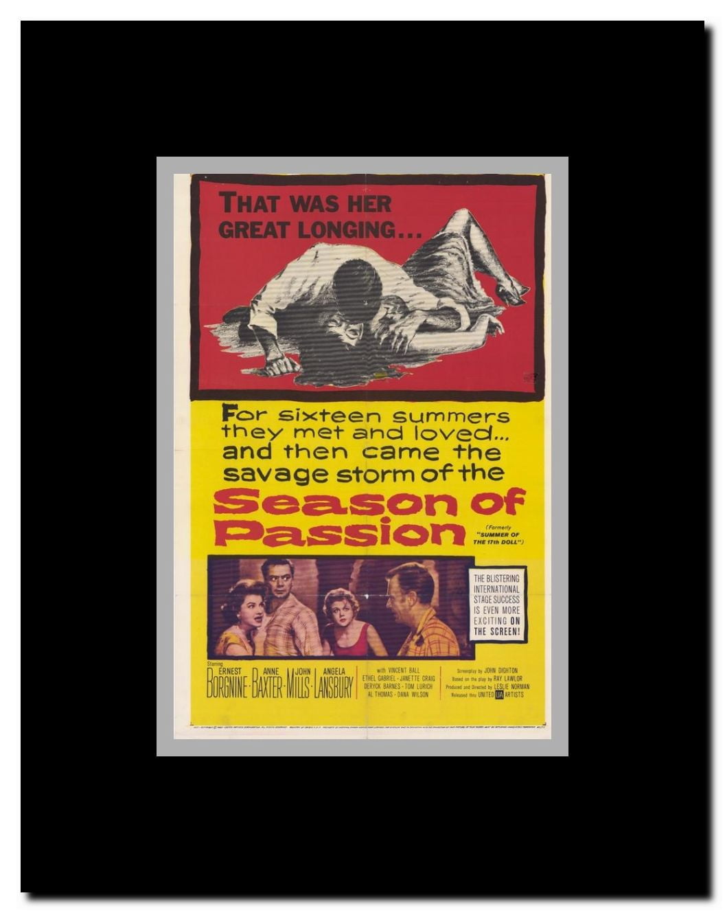 Season of Passion Framed Movie Poster