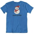 thumbnail image 1 of Season's Greetings T-Shirt Gift for Mom, Dad, Brother, Sister, Men and Women True Royal, 1 of 8
