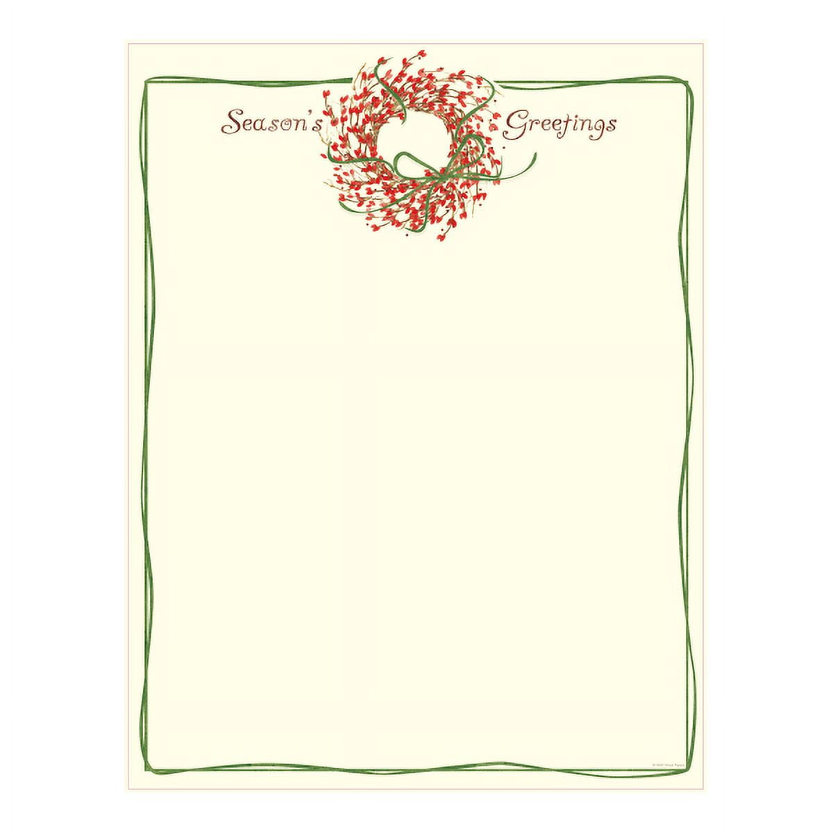Season's Greetings Wreath
