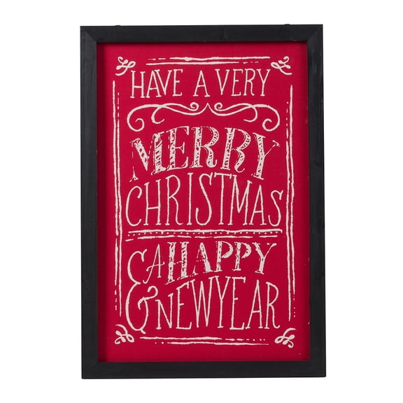 Seasonal Abode A&B Home Rectangular Merry Christmas Sign