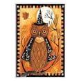 thumbnail image 1 of Seasonal Autumn Owl Moonlit Night Holiday Graphic Art Unframed Art Print Wall Art, 1 of 6