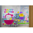 thumbnail image 1 of Seasonal Collection Easter Gel Window Decorations, Assorted Designs, 2-Pack, Reusable Cling Stickers for Windows & Glass, 1 of 5