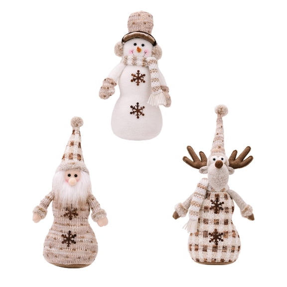 Seasonal European Double Tiers Figurine Collection Festives Window Decoration