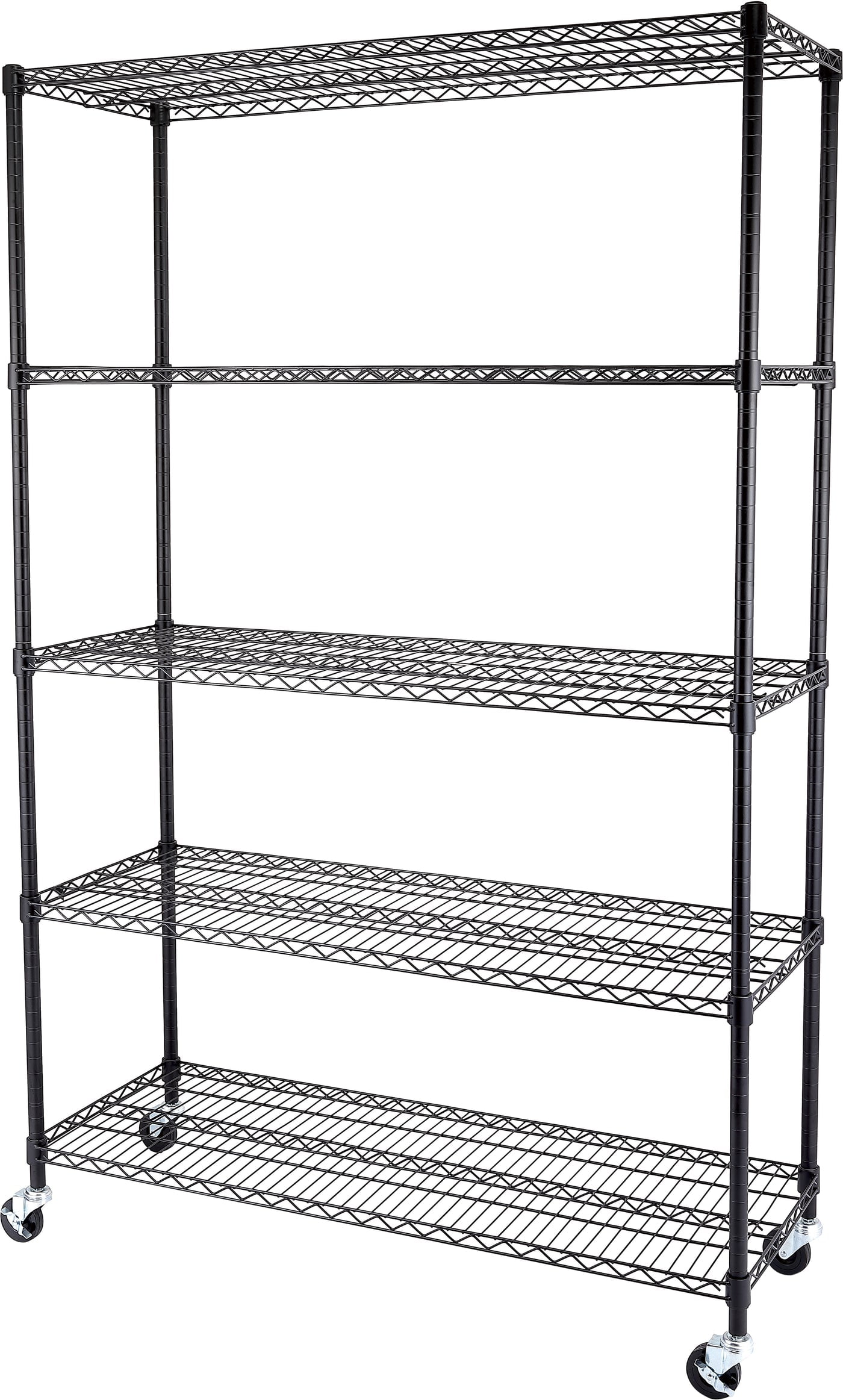 Seasonal Expressions 5Shelf Shelving Storage Units on Wheels Casters