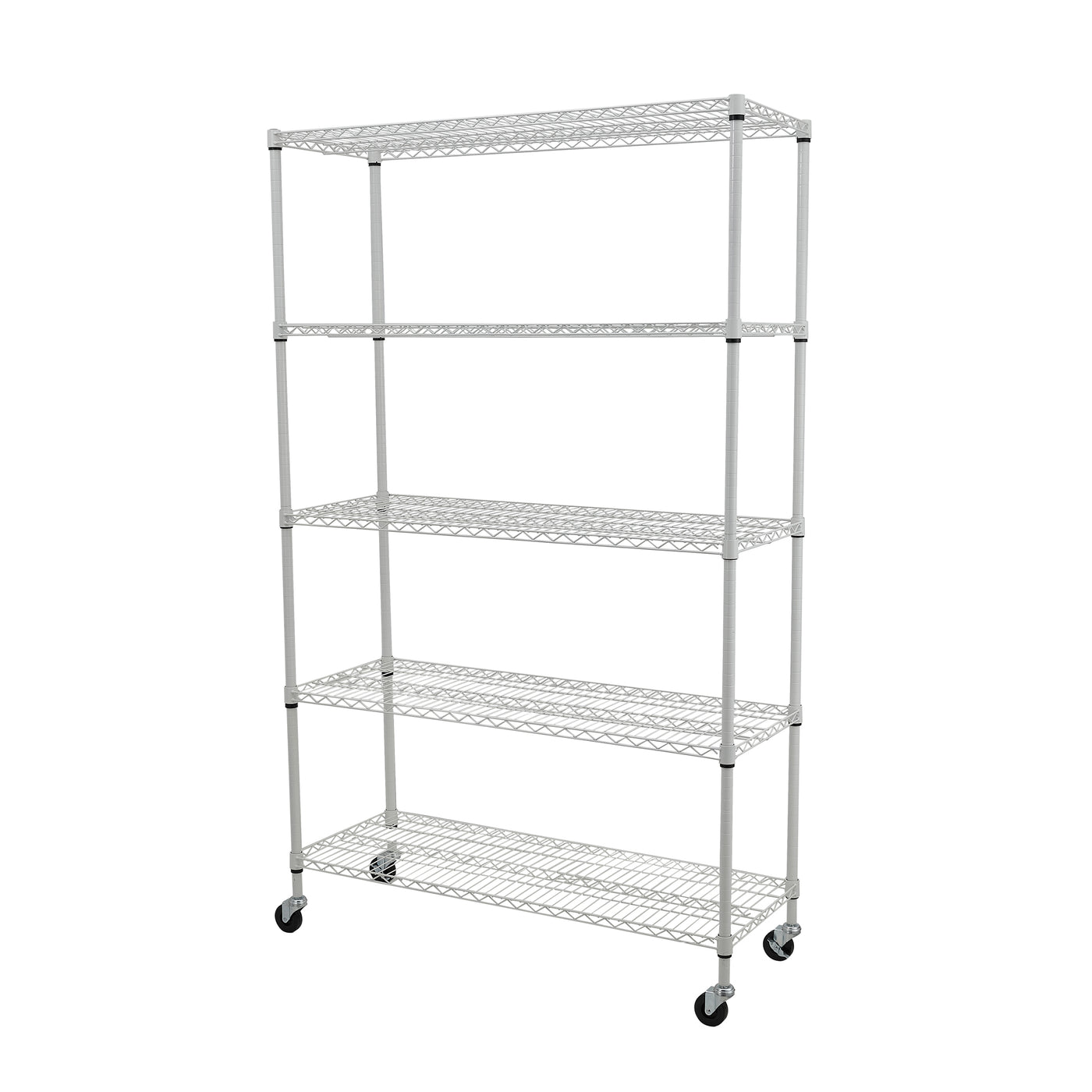 Seasonal Expressions 5Shelf Shelving Storage Units on Wheels Casters