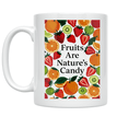thumbnail image 1 of Seasonal Fruit Design - Fruit Enthusiast - 11 oz Ceramic Coffee Mug, 1 of 3