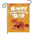 thumbnail image 1 of Seasonal Garden Flags 12.5x18 Double Sided Linen Decor for Thanksgiving, Fall Garden Flags for Outside, Holiday Yard Outdoor Decoration - Turkey02, 1 of 6