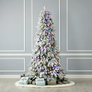 Seasonal LLC 75FT Frosted Acadia Full Artificial Christmas Tree, 400 Color Changing LED Lights